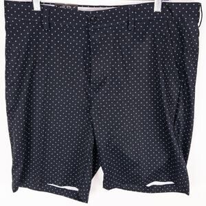 Greg Norman ML75 Microlux Golf Shorts Mens 36 Black Micro Print Stretch 11” NWT